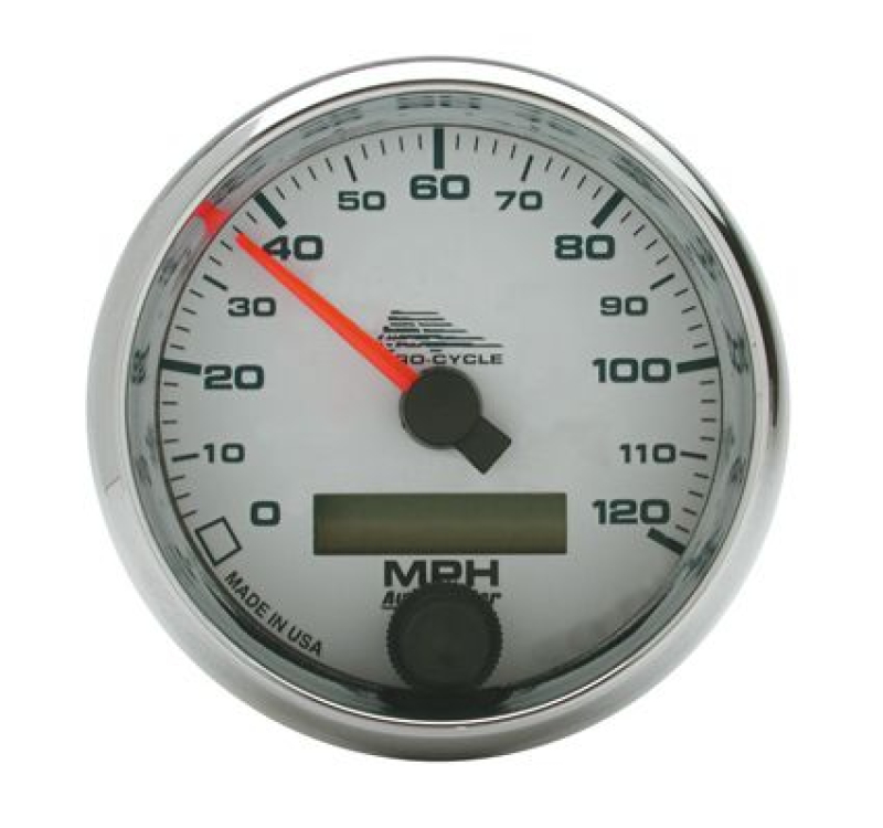 AMTR 2 5/8 SPEEDO WHT FACE MPH 649022