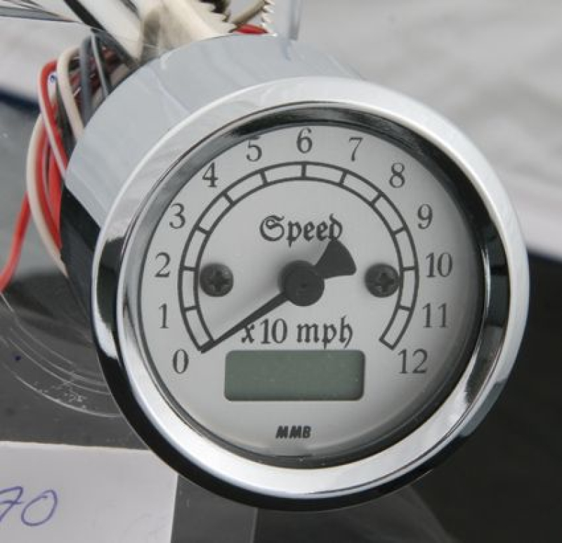 MMB RETRO SPEEDO CHR / ALU 120MPH 682670