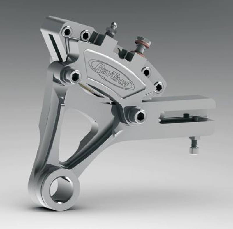 FXD REAR CALIPER KIT 08-10, CHROME TÜV 12-TAAS- 697329