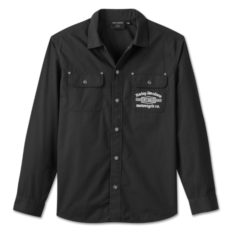 MIESTEN H-D KAULUSPAITA WORKER 96041-25VM