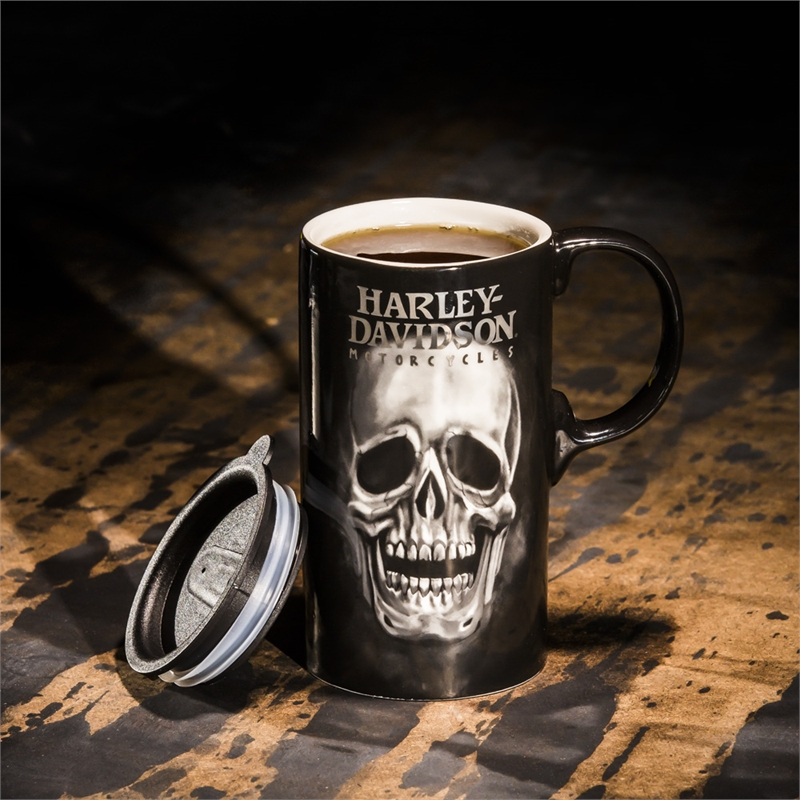 H-D SKULL LATTEMUKI 3TBT4906