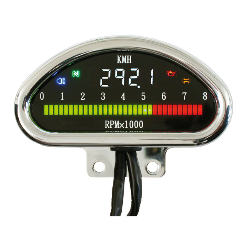 ELECTR CNC ALU SPEEDOMETER (KMH) 500413