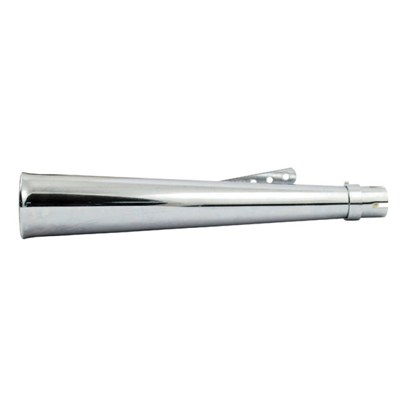 SEI MEGAPHONE UNIVERSAL MUFFLER 21" LONG CHROME UNIVERSAL MUFFLER, 21" 500581
