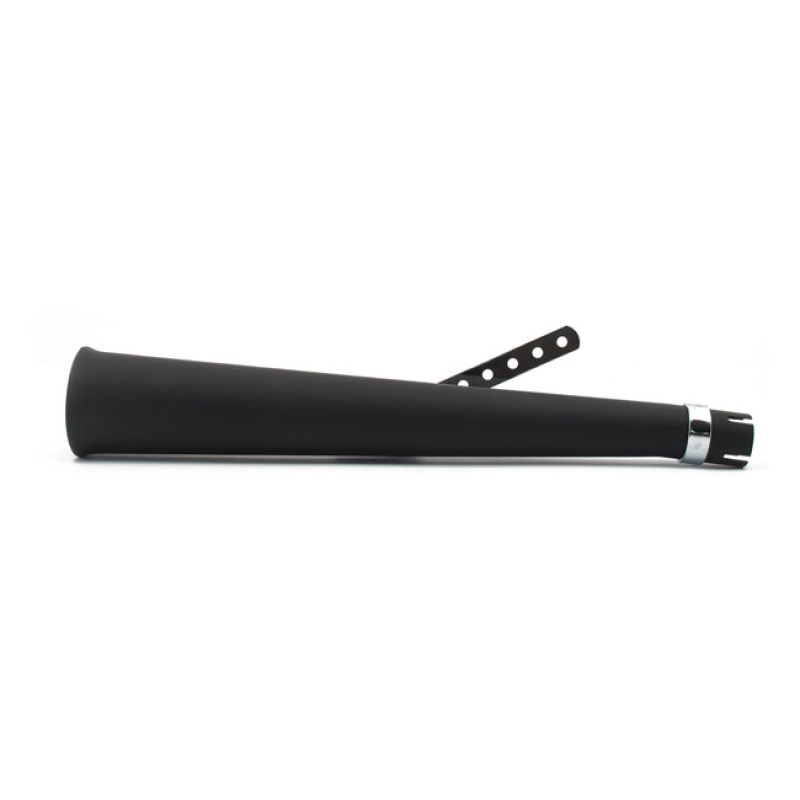 SEI MEGAPHONE UPSWEPT LEFT UNIVERSAL MUFFLER 24&quot; LONG BLACK 500706