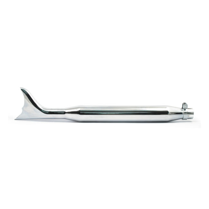 BATWING FISHTAIL UNIVERSAL MUFFLER 30" LONG CHROME UNIVERSAL MUFFLER, 500944
