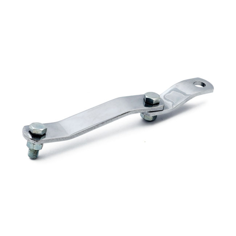 UNIVERSAL EXHAUST MOUNT BRACKET SET, SHORT & LONG CHROMED STEEL. BOTH 500999