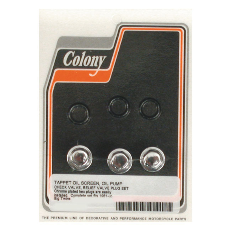 COLONY OIL PUMP AND CRANKCASE PLUG SET 501875