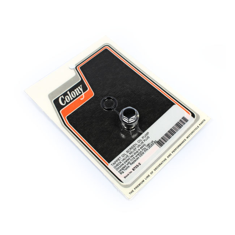 COLONY PLUG, OIL PUMP AND CRANKCASE 501876