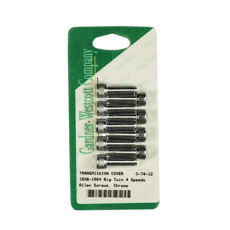 GW, TRANSMISSION SIDE COVER SCREW KIT. CHROME ALLEN HEAD USED TO INSTA 502115