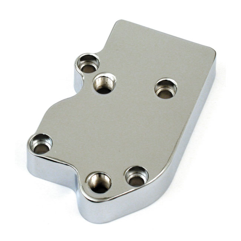 OIL PUMP COVER, CUSTOM. CHROME CHROME PLATED ALUMINUM. NO CHAIN LUBRIC 502600