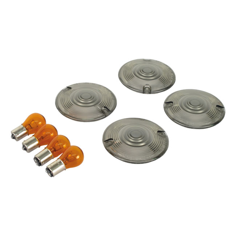 FLATLENS TURNSIGNAL LENS KIT, SMOKE 505087