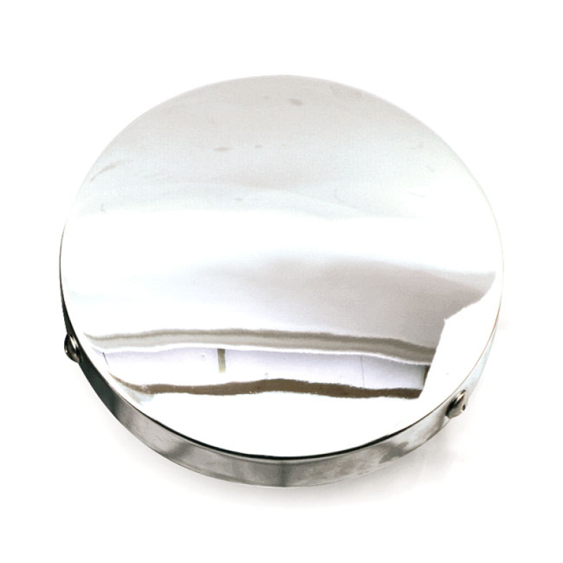 BABY MOON AIR CLEANER ASSEMBLY. SMOOTH CHROME PLATED STEEL. SMALL CUST 505705