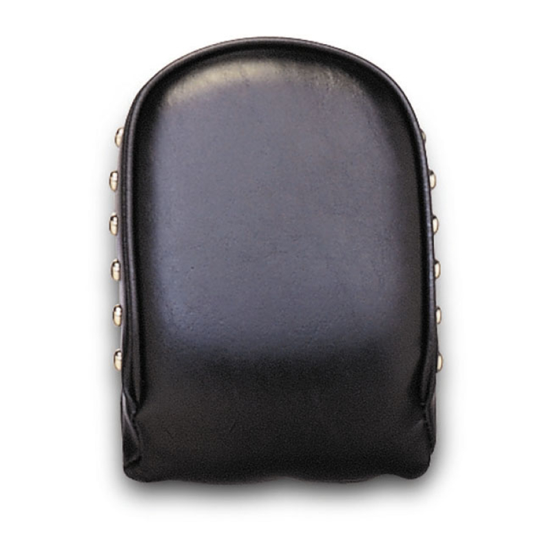 LEPERA, SISSY BAR BACK PADS. SMOOTH. STUDS SMOOTH BLACK VINYL UPHOLSTE 506328