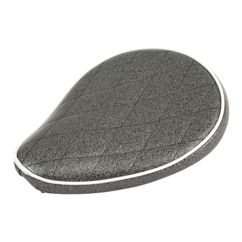 LEPERA, SPRING MOUNTED METALFLAKE SOLO SEAT.CHARCOAL SPARKLE 506574