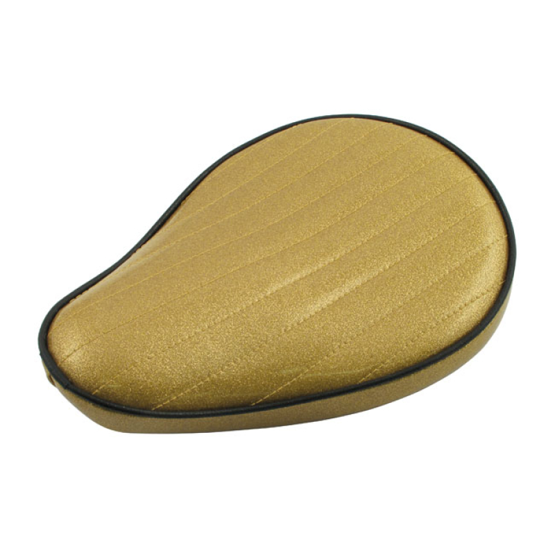 LEPERA, SPRING MOUNTED METALFLAKE SOLO SEAT. SOLID GOLD 507843