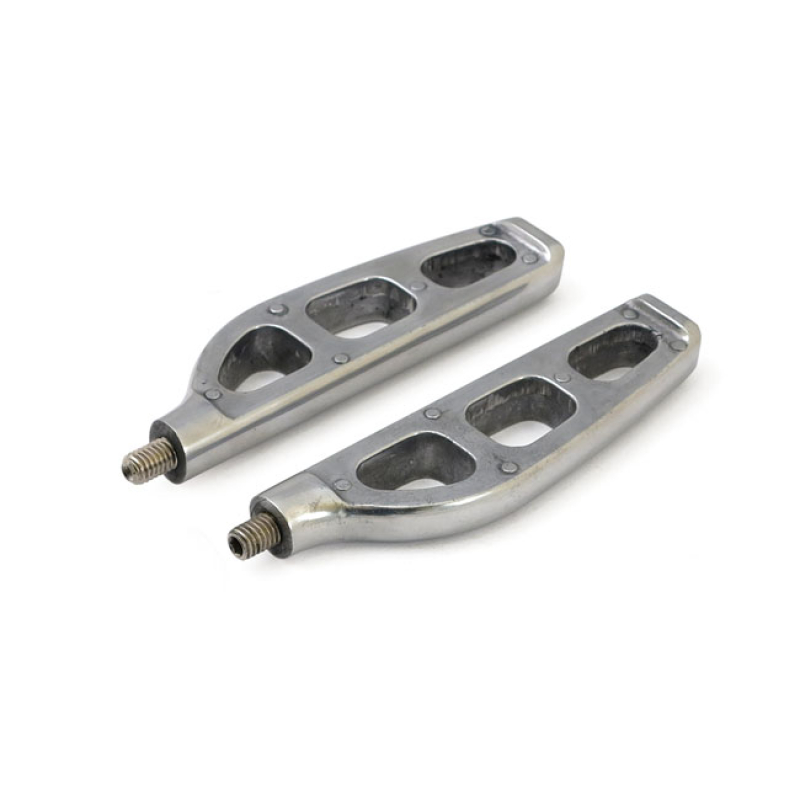 3 HOLE BILLET ALUMINUM FOOT PEGS. POLISHED 508312