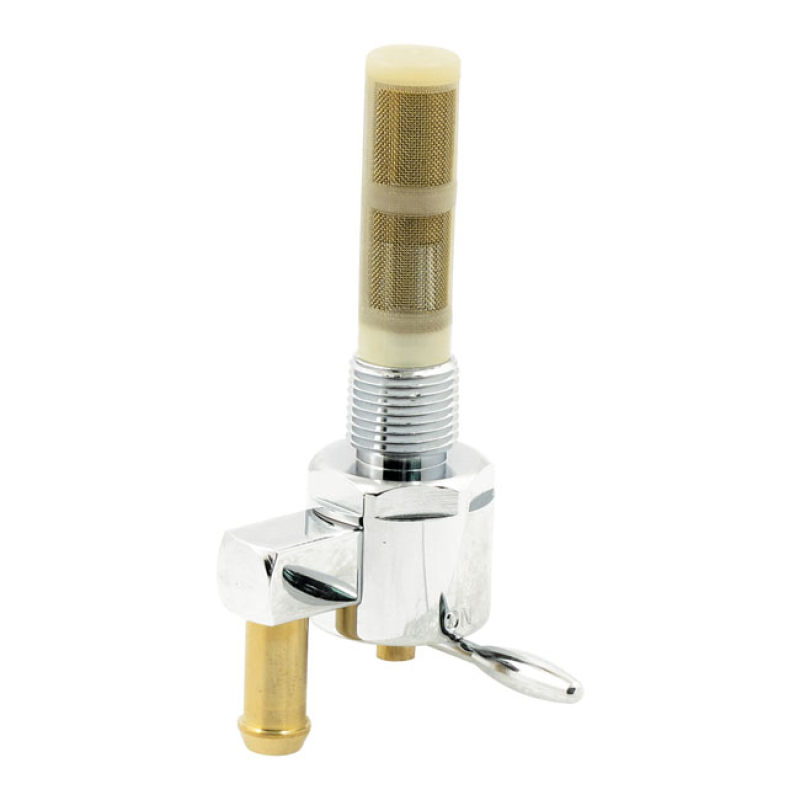 MONSTER-SHOW PETCOCK, ROUND BODY. DOWN OUTLET CHROME; DOWN OUTLET; FOR 508458