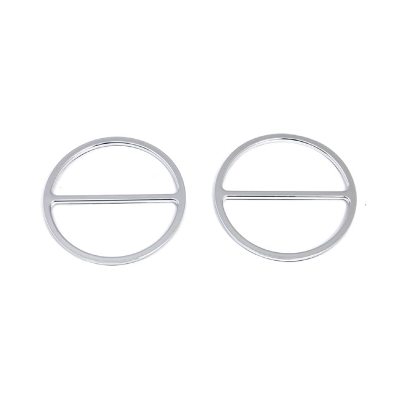SPEAKER TRIM COVER, FRONT. CHROME ABS PLASTIC. FRONT SPEAKER TRIM COV 510202
