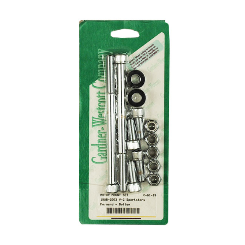 ENGINE MOUNT KIT, BOTTOM CHROME; ALLEN HEADS 510775