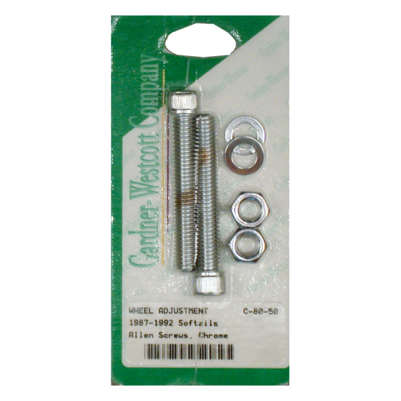 AXLE ADJUSTER KIT, CHROME ALLEN 510828