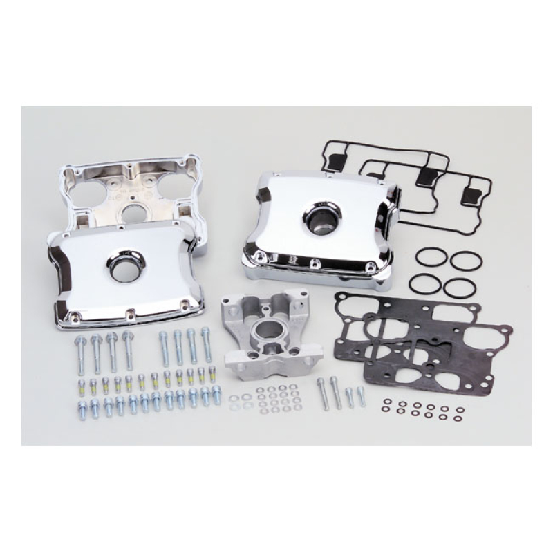 S&S, DIE-CAST ROCKER COVER KIT. CHROME 512385