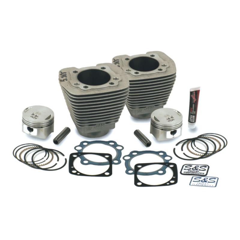 S&S, 96" 3-5/8" BIG BORE CYLINDER & PISTON KIT 512413