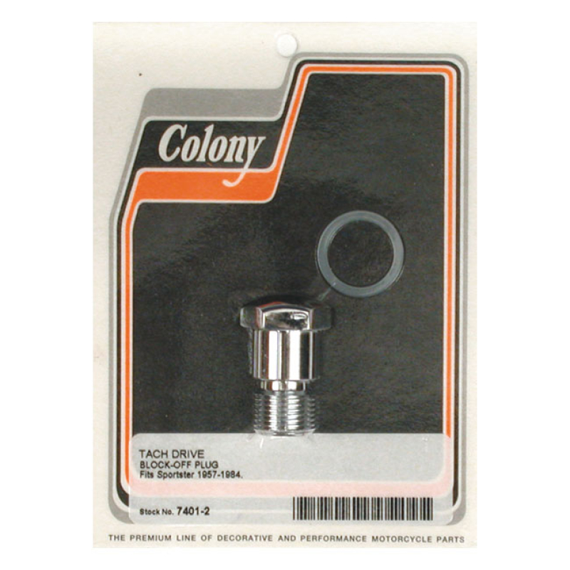 COLONY TACHOMETER HOLE BLOCK-OFF PLUG 512870