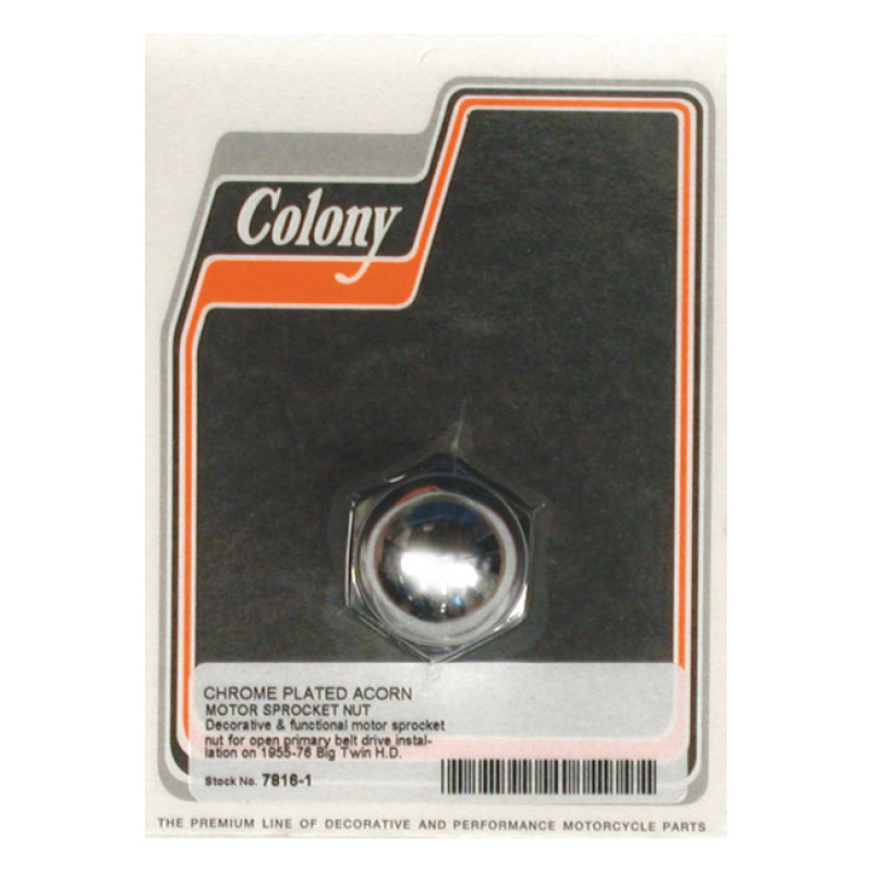 COLONY ACORN MOTOR SPROCKET NUT 513155