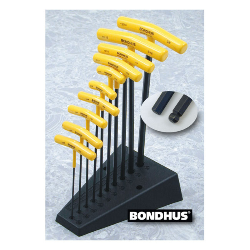 BONDHUS, T-HANDLE ALLEN WRENCH SET 514067