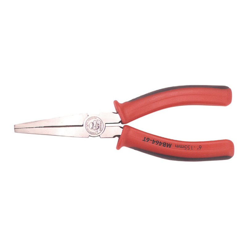 TENG TOOLS, FLAT NOSE PLIERS HIGH CARBON STEEL, AND TITANIUM COATED JO 514194