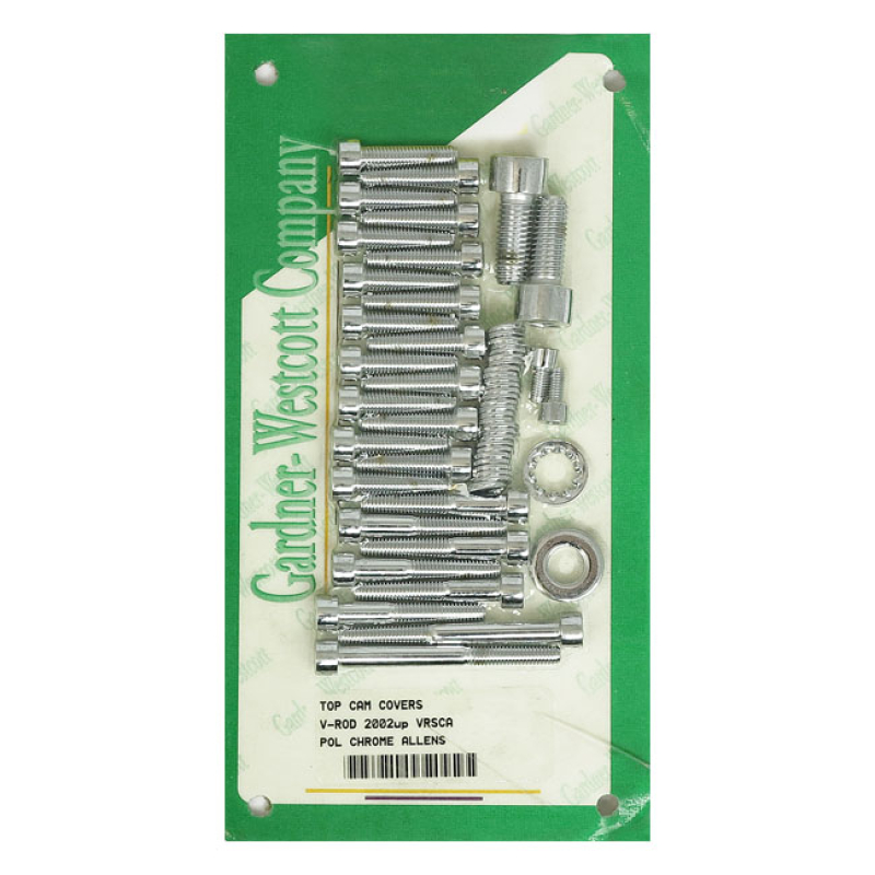 CYL HEAD COVERS & CAM COVERS SET 514307 CHROME, 514309 STAINLESS STEEL 514308