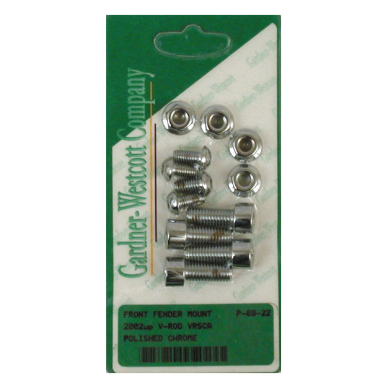 FRONT FENDER MOUNT POLISHED CHROME 514342