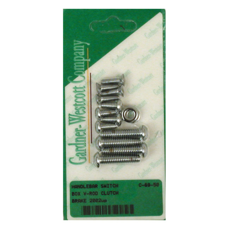 H/B SWITCH BOX & MASTER CYL., SET CHROME ALLEN 514366