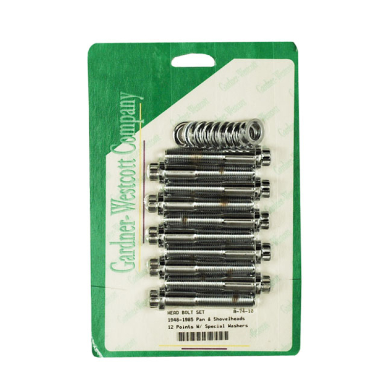 HEAD BOLT KIT, 12-POINT. CHROME 514687