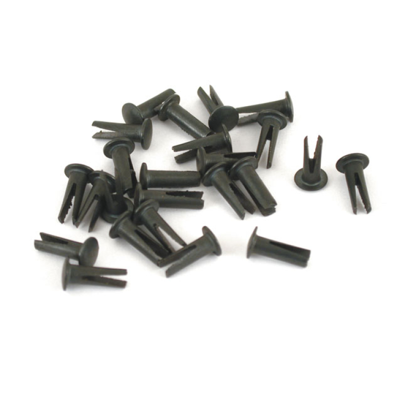 FLOORBOARD PLATE RIVET SET (28) BLACK PARKERIZED FINISH. COMPLETE SET 515111