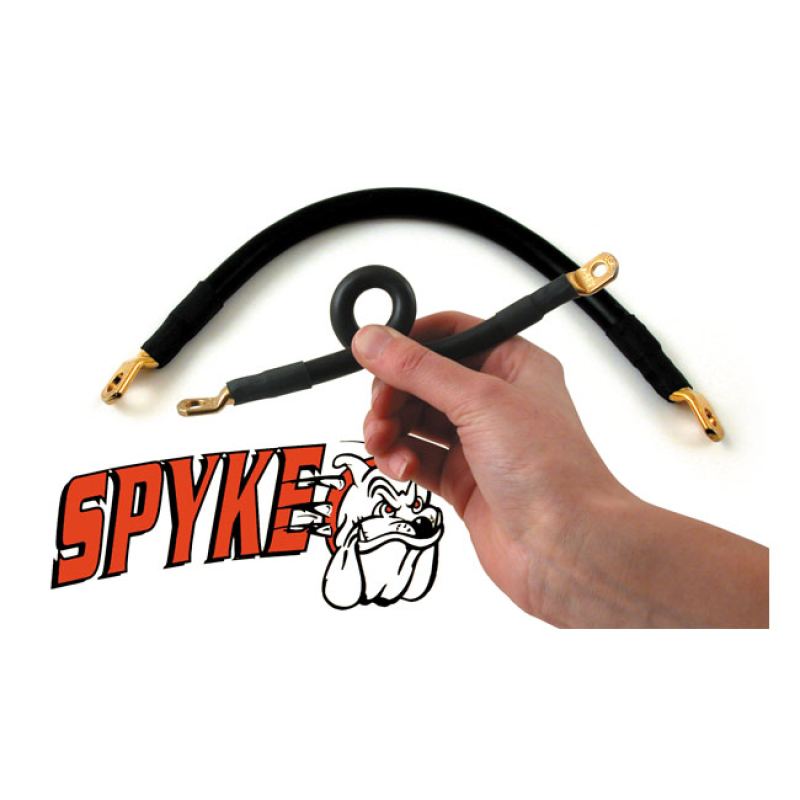 SPYKE, BATTERY CABLE SET. GOLD PLATED INCL. 4 CABLES.   - 28CM WITH 1/ 515478