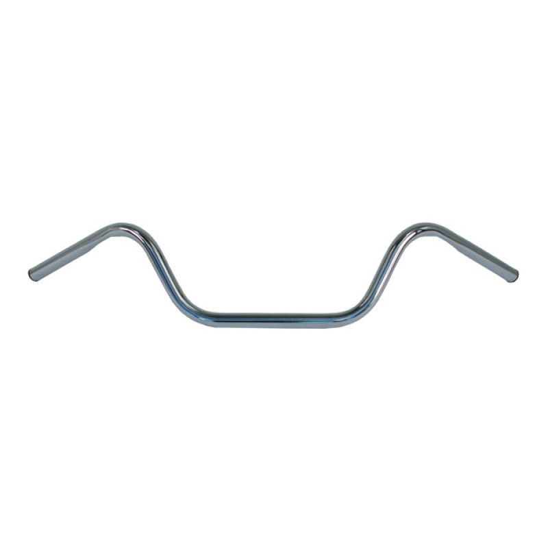 1" 'CUSTOM' HANDLEBAR CHROME; STEEL; NOT DIMPLED; WITH 3 SLOTTED HOLES 515588