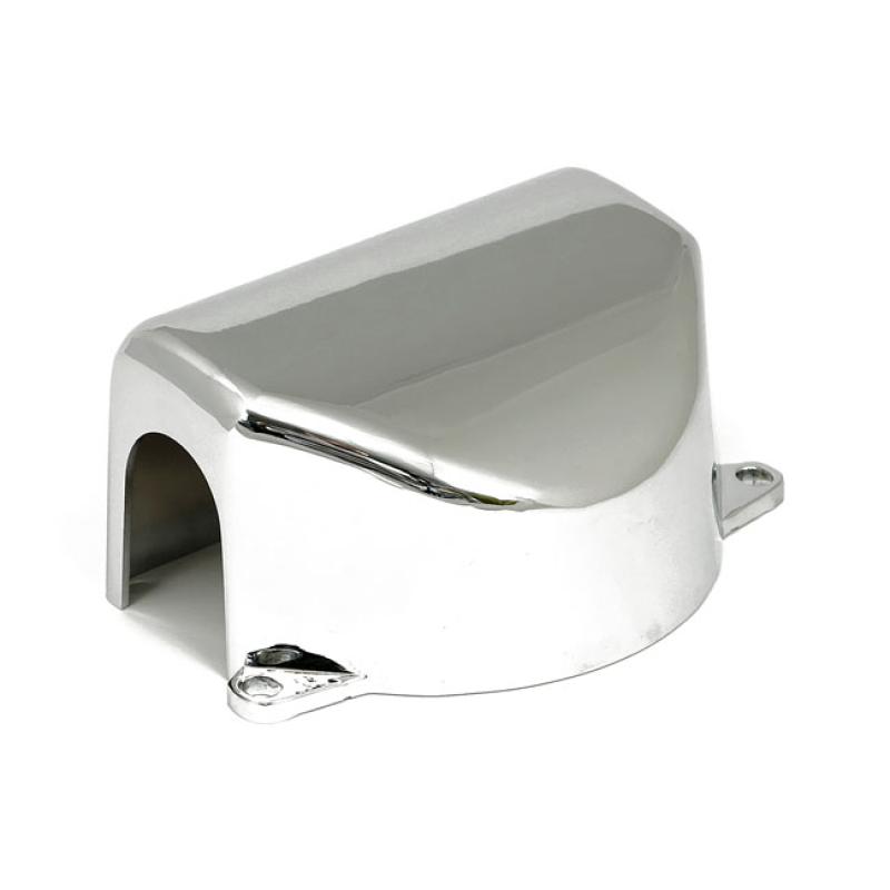HANDLEBAR CLAMP COVER. CHROME CHROME PLATED ALLUMINUM. NOTE: FLSTC M 515767