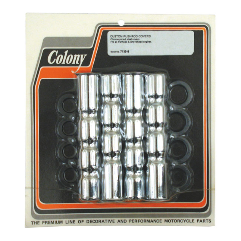 COLONY RIBBED LOWER PUSHROD COVER SET 515935