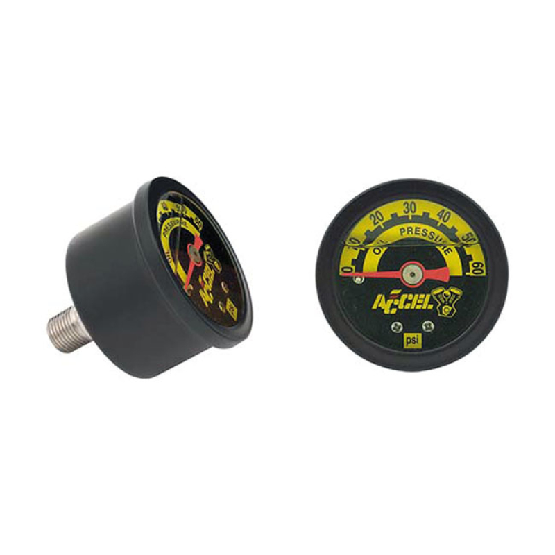 ACCEL OIL PRESSURE GAUGE, 60 PSI 517831