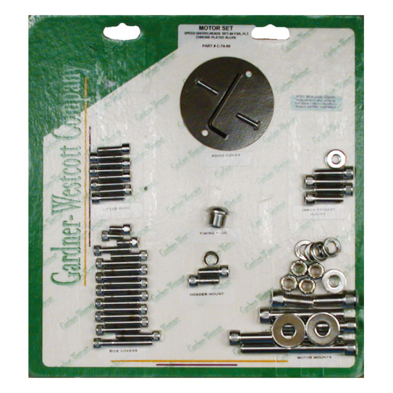 MOTOR SCREW SETS, CHROME ALLEN 517890