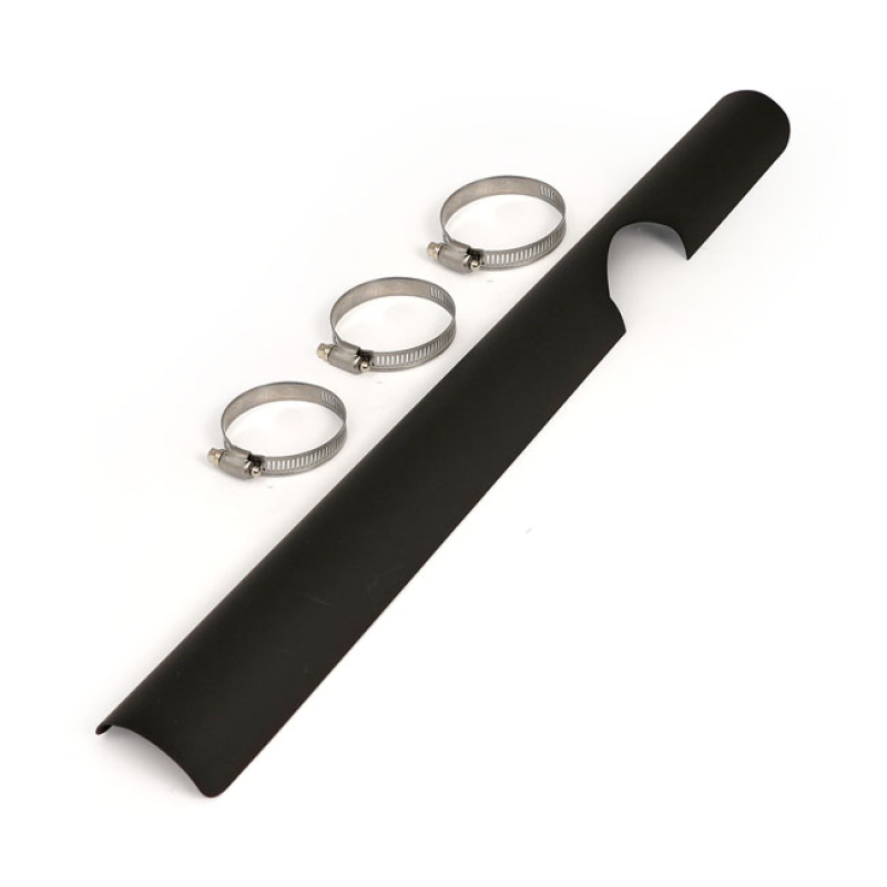 FLT HEADER HEAT SHIELD, LOWER RIGHT. BLACK STOCK STYLE REPLACEMENT RIG 517981