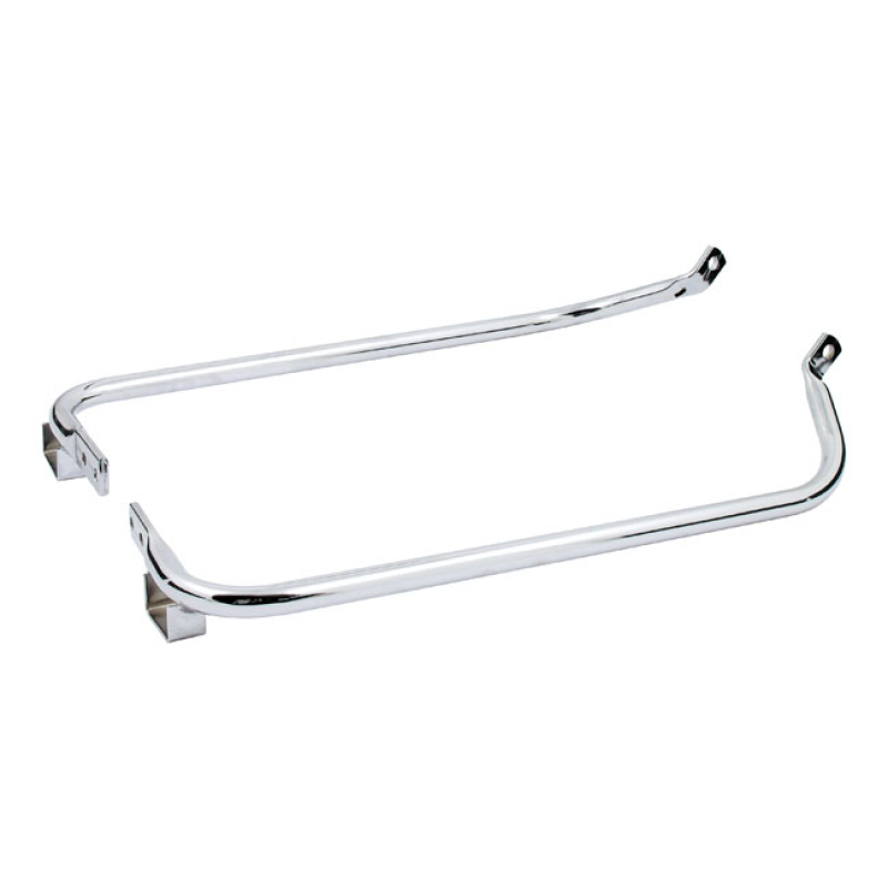 SADDLEBAG SUPPORT BRACKET SET. CHROME CHROME. LEFT & RIGHT SET. LOWER 518006