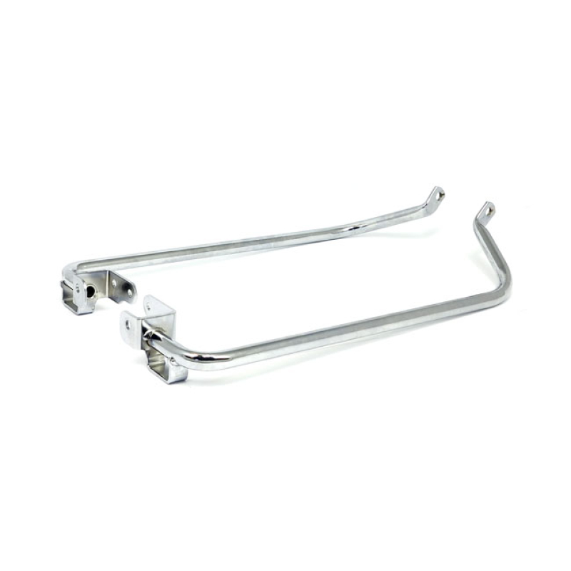 SADDLEBAG SUPPORT BRACKET SET. CHROME CHROME. OEM STYLE REPLACEMENT FO 518016