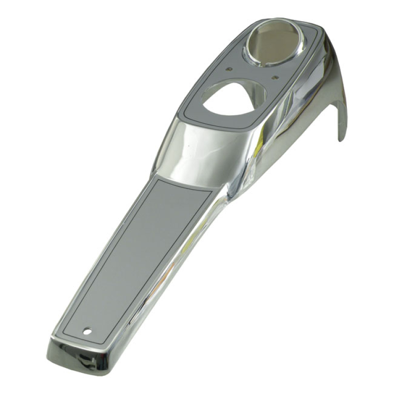 FXR DASH COVER CHROME REPLACEMENT CHROME PLATED DIE-CAST DASH COVER. 519605