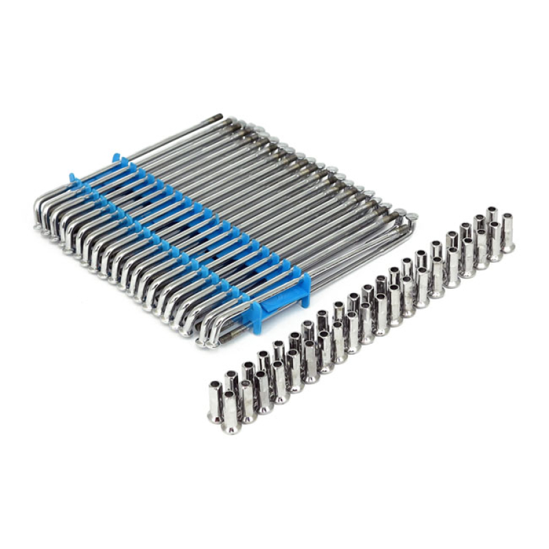 SPOKE SET 19&quot;, 145MM. CHROME FRONT WITH CUSTOM RIM 519990