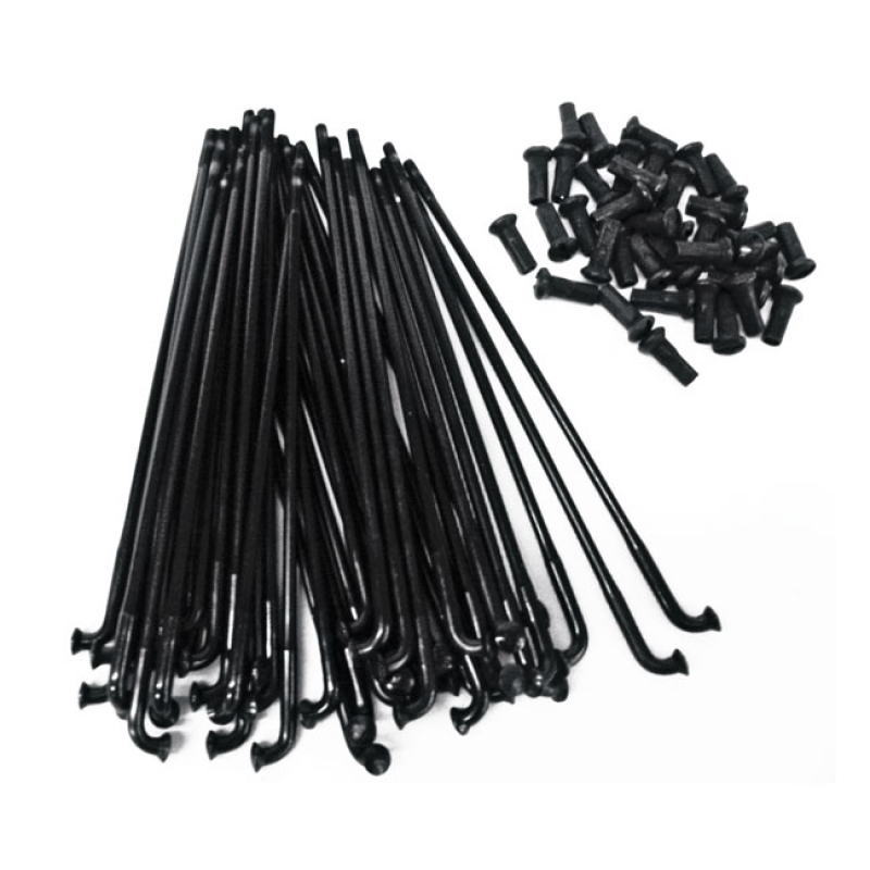 TTS, SPOKE SET 16", 170MM. BLACK CHROME 520012