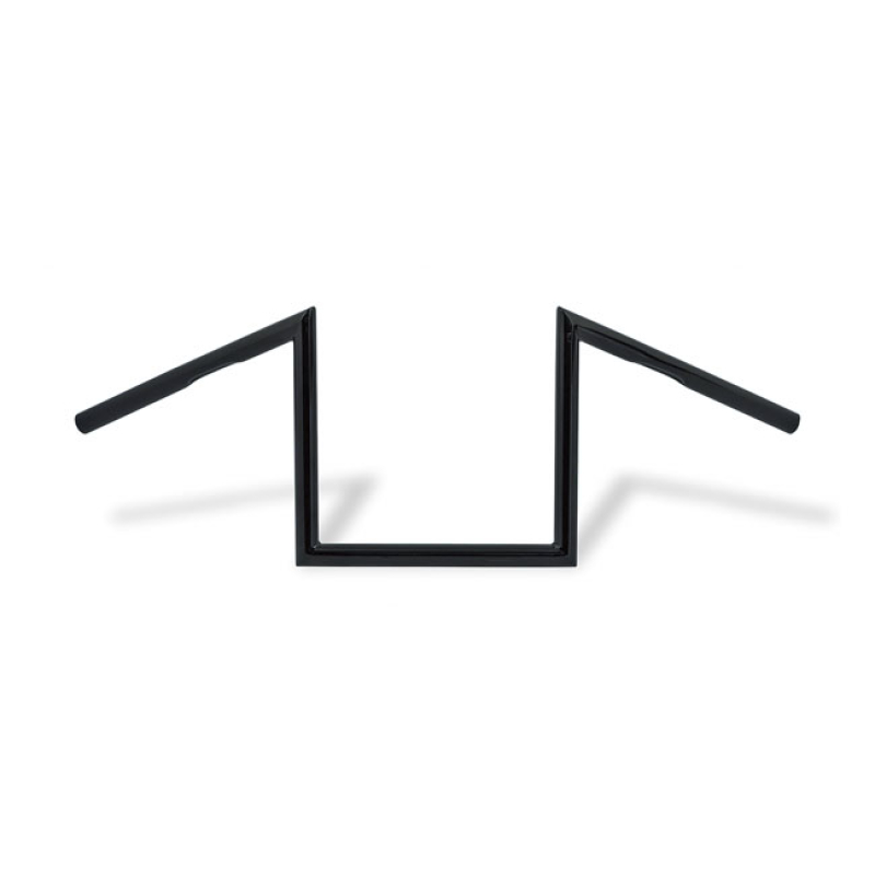 PAUGHCO, 1" W-BAR. 10" RISE, BLACK 520466