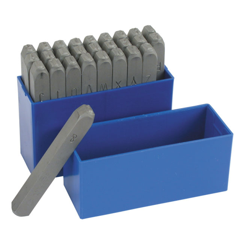 LIMIT LETTER PUNCH SET 27 PIECE. LATIN ALPHABET. CHARACTER HEIGHT 6MM. 521127