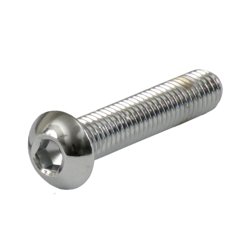 M8 X 40MM BUTTONHEAD BOLT, CHROME 523556